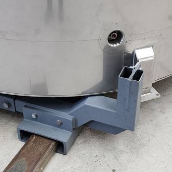 500 diameter bottom outlet flange