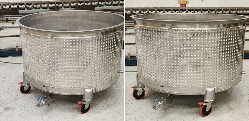 mixing jacketed tank