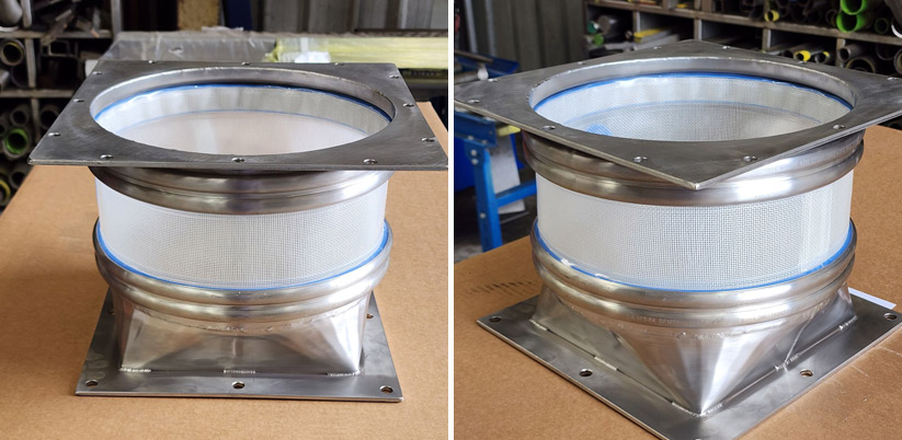 reduced height transition assembly