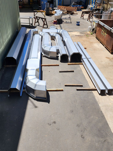 flumes sheet metal