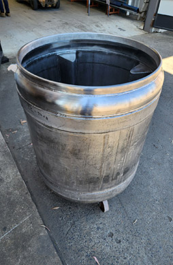 stainless silk purse tank