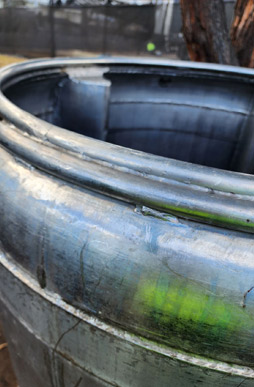 top views of silk purse