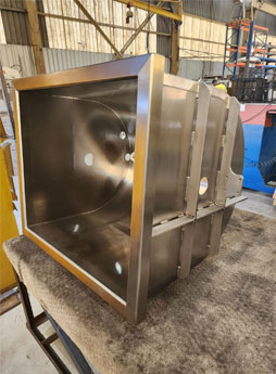 small hopper tank frame