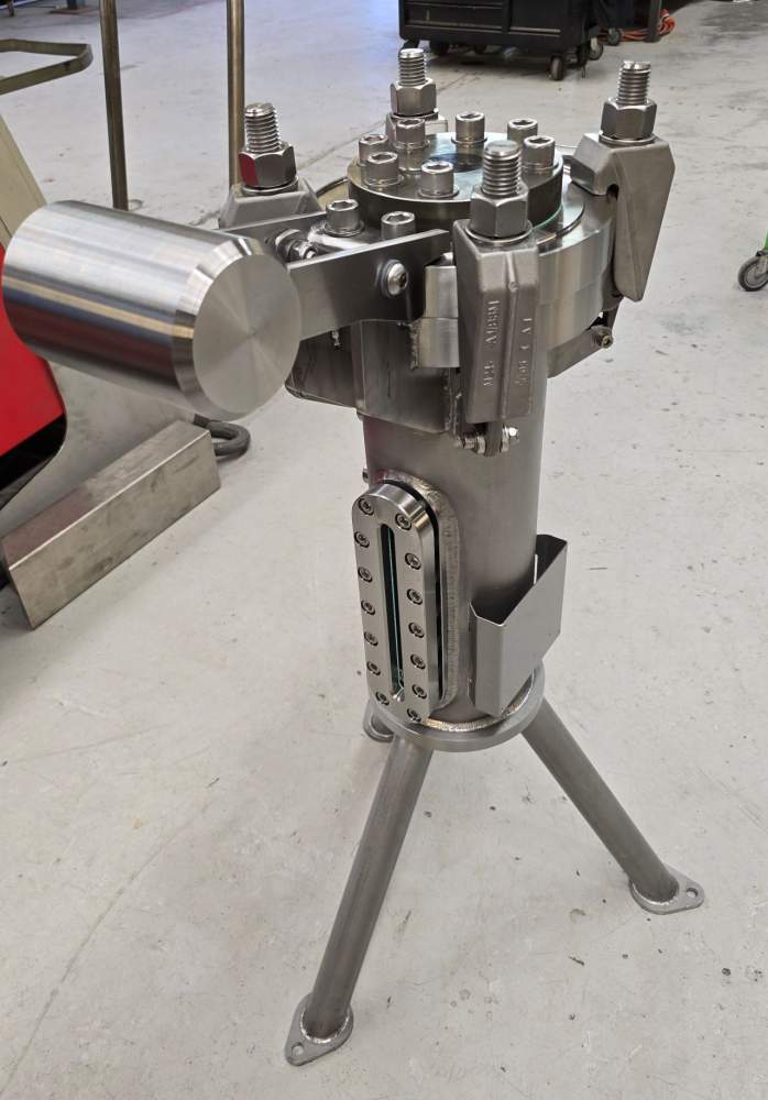 high pressure test vessel handmade