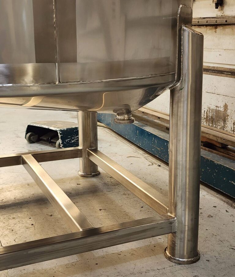 1000L open top tank bottom