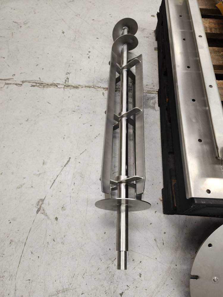 rotary sifter mixer shaft