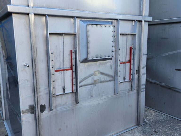 nut curing silo rear