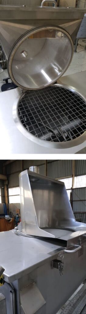 1000L mobile ribbon blender panels