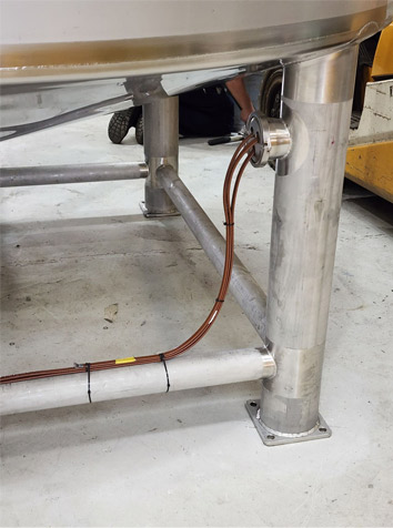 agitated storage tank