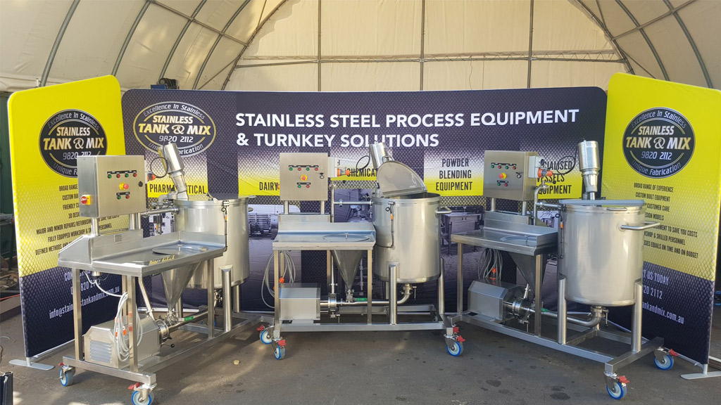 customised mix stations specifically for pre blending
