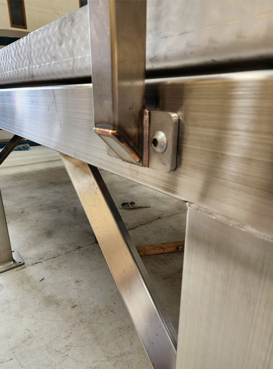 foldable stainless steel platform