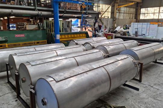 green coffee beans stainless tank