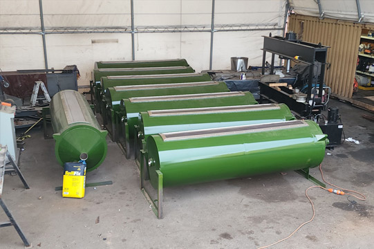 green coffee beans tank