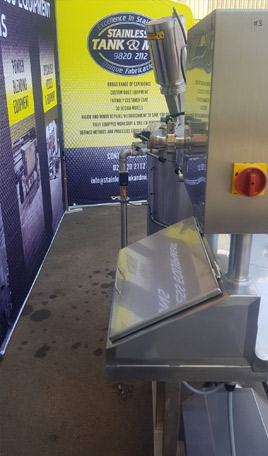 stainless motor cover on the emulsifier