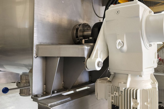 stainless paddle blender platform