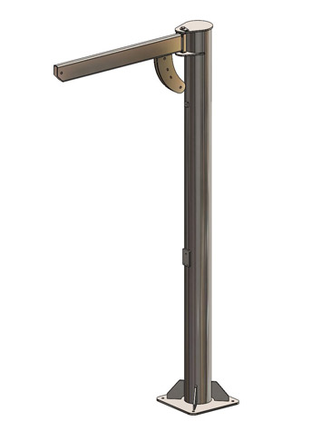 stainless steel jib crane layout