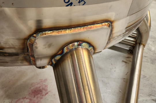 stainless tank stand wield