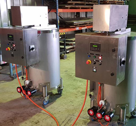 Read more about the article Stainless Tank & Mix 200L Jacketed Mix Tanks