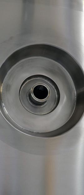 stainless vacuum contra mix tank